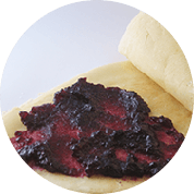 blueberry jam crepes